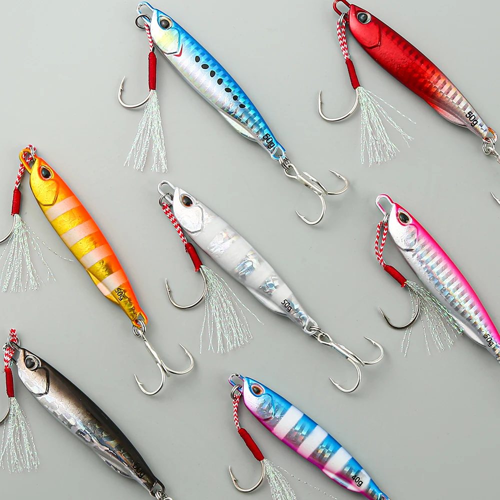 2021 Japen Metall Cast Jig Löffel 10/15/20/30/40/50g Shore Casting jigging Fisch Meer Bass Angeln Locken Künstliche Köder Tackle