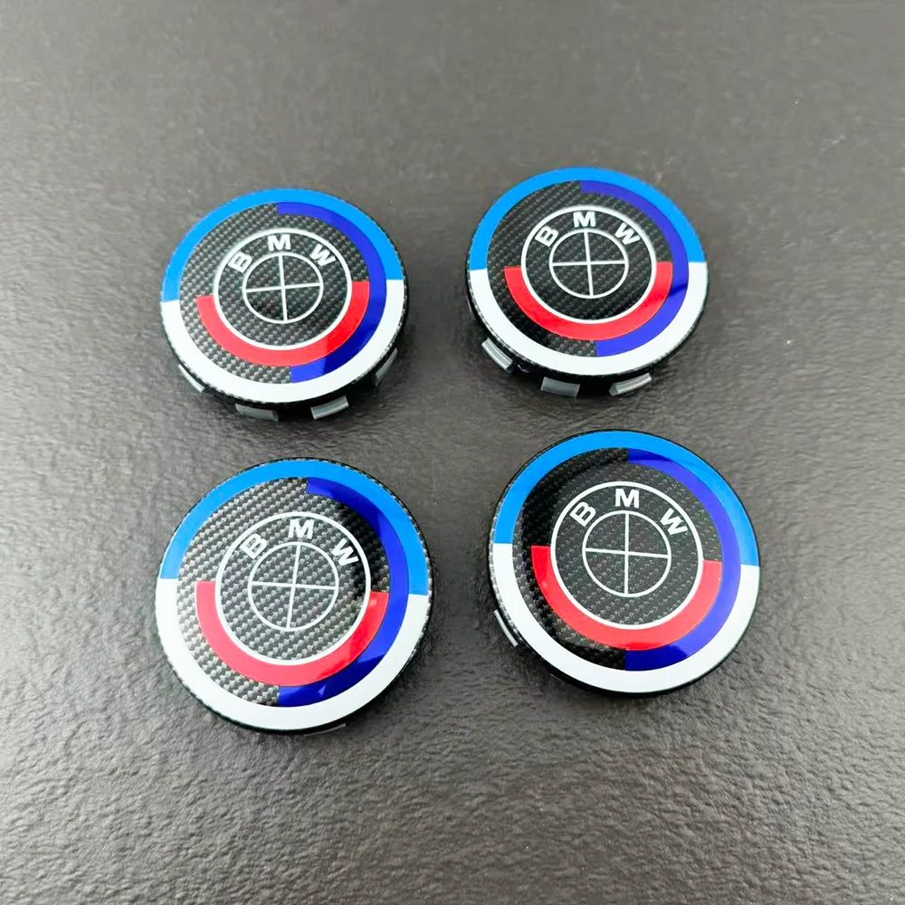 4 Stück Auto-Radnabenkappen 56mm 68mm E36 E46 Für BMW M Performance Radkappen-Abdeckung E60 E90 E91 E92 E93 F30 F20 E87 M3 Zubehör