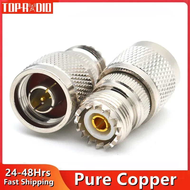 1PC UHF-Buchse auf N-Stecker-Adapter SO239 PL259 auf SL16 L16 HF-Koaxialstecker