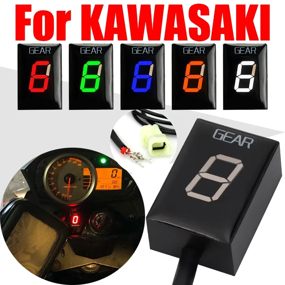 Für Kawasaki ER6N ER-6F Z1000SX Z1000 Z800 Z750 Z650 Versys 650 1000 VULCAN S Ninja 300 400 Motorrad Getriebe Display Anzeige
