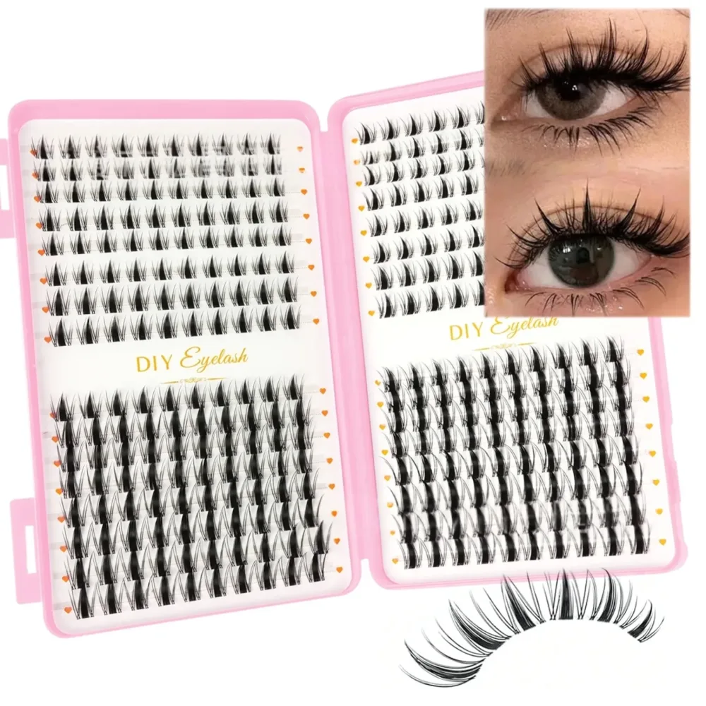 32 Reihen Cartoon-Wimpern, Enthält Verschiedene Stile Wie Cartoon, Anime, Natürliche Wimpern, Feenstil, Geeignet Für Be