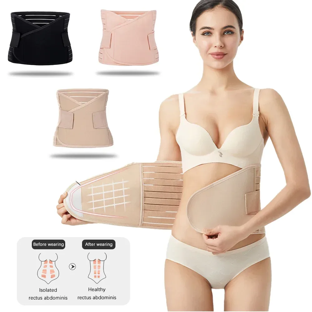 Korsett Postpartale Bauchband Schwangere Frauen Bauch Bauch Becken Gürtel Wrap Taille Trainer Erholung Bandage Strap Body Shaper