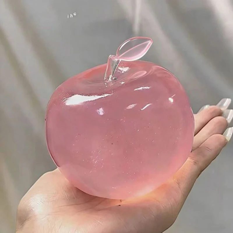 Apfel-Maltose Squishy Spielzeug Sensorisches Fidget-Spielzeug Weiches Transparentes Simuliertes Langsam Zurückfederndes Entspannungsspielzeug für Tägliche Entspannung ? Grün Rosa
