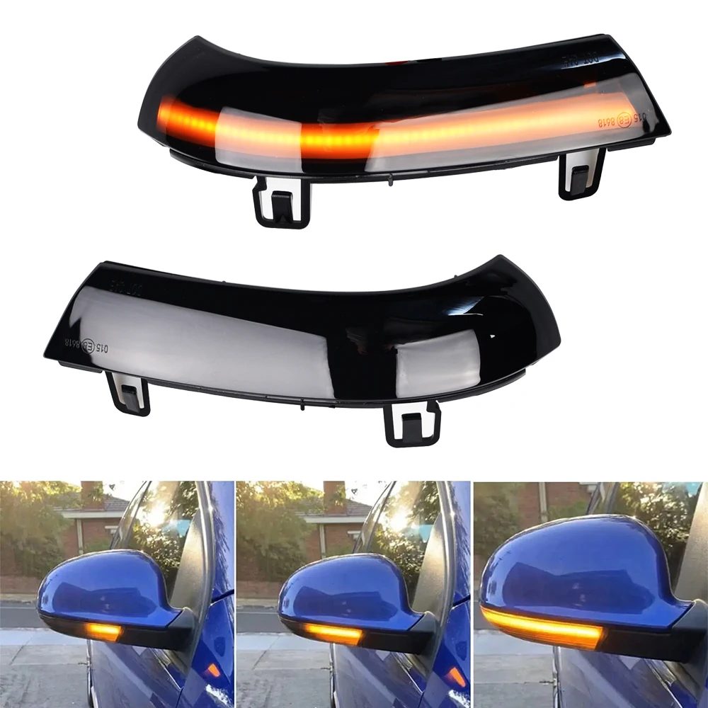 LED Dynamische Blinker Licht Für VW Passat B6 GOLF5 Jetta MK5 Passat B5,5 GTI V Sharan Fließende Wasser blinker Blinklicht