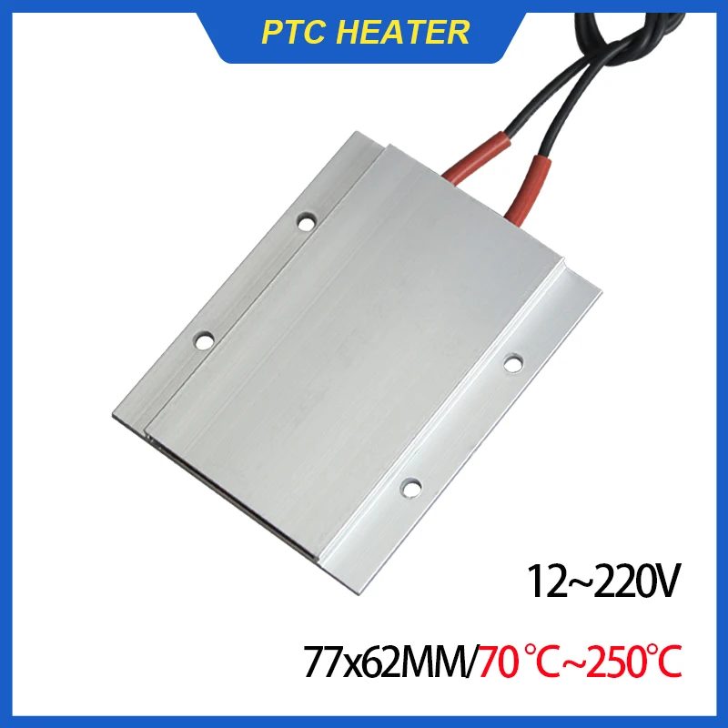12V ~ 220V Konstante Temperatur Keramik PTC Heizung Blatt Zerlegen Montieren LED Lampe Perlen Heizung Entlötstation 77x62mm