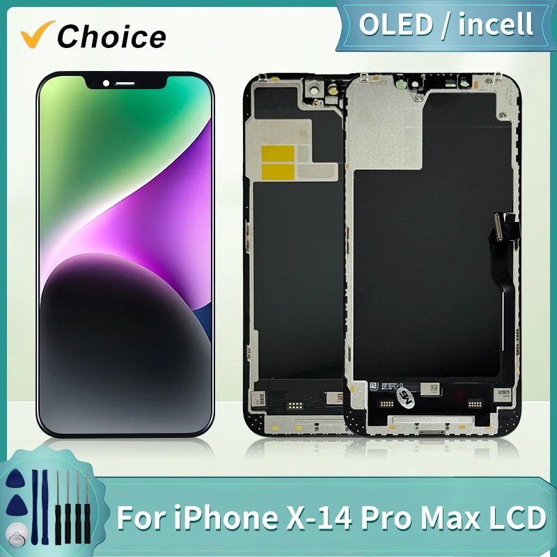 OLED X Für iPhone XR XS MAX 11 Display 3D Touchscreen-Ersatz Für 12 11 Pro Bildschirm Incell 12 Pro Max Display 13 13Promax