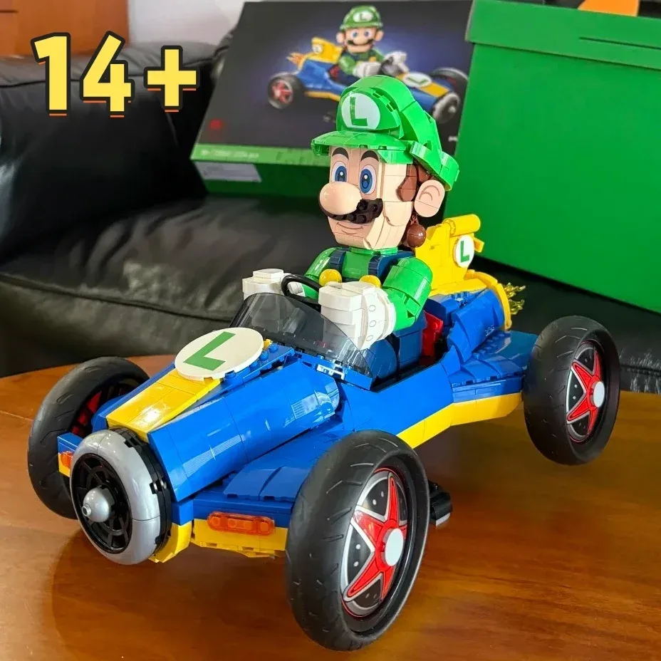 HOTTOYS 2234-teiliges DIY-Kart-Bausatz Rennserie Klassisches Spielcharakter-Automodell Spielzeug Geburtstagsgeschenke für Sammler