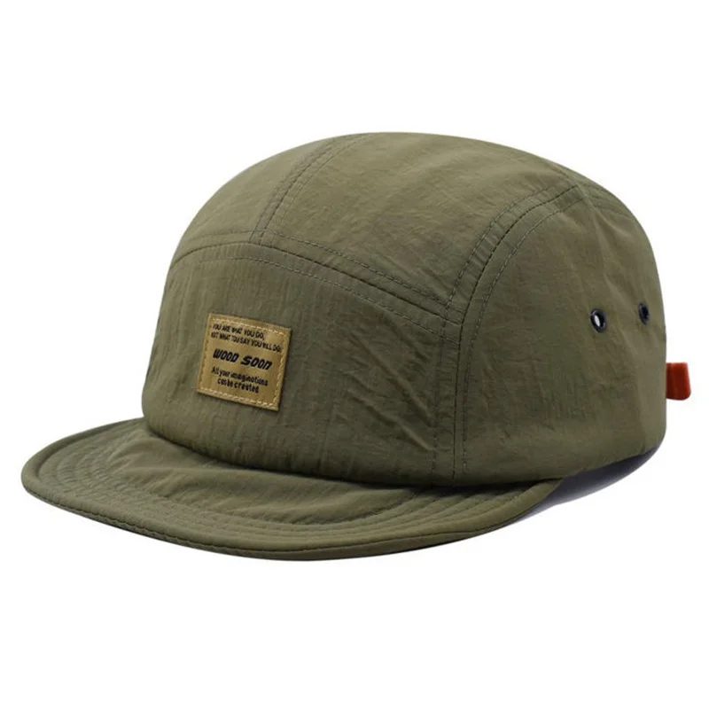 Baseballkappe im japanischen Stil mit kurzer Krempe für Frühling und Sommer, schnell trocknend, sonnenschützend, Unisex-Sonnenhut mit weicher Krempe für den Straßenbereich