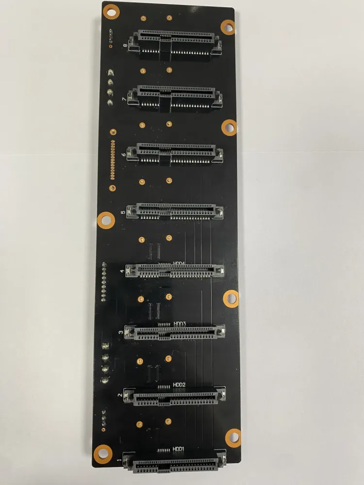 N3-Backplane JONSBO-Chassis-Zubehör, SATA-Anschluss, 8, Festplatten-Schnittstellen-Leiterplatte, gilt nur für das gleiche Modell