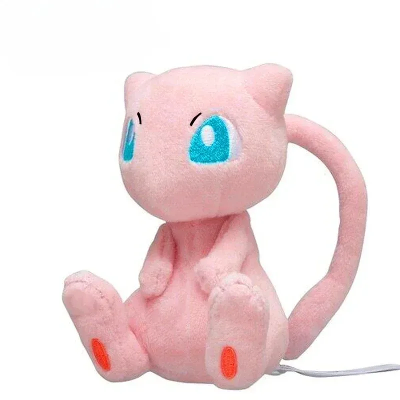 20 cm Anime Kawaii Mew Plüschpuppe, weiches Cartoon- und niedliches Tierspielzeug, Dekokissen, Geburtstagsgeschenk für Kinder, Wohnaccessoires