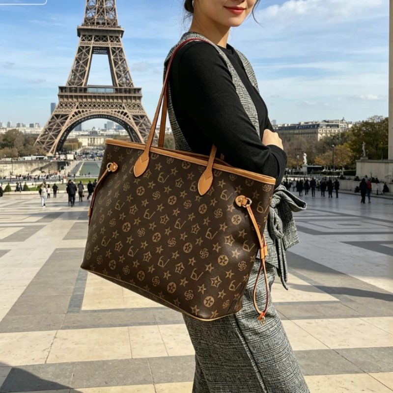 Elegante Leder-Wickeltasche Damen Crossbody-Handtasche Frauen Tote Schultertasche Pariser Berühmter Designer Beliebter Klassiker