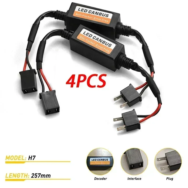 Led Canbus Decoder Fehler Kostenloser Widerstand Anti Flimmern Plug & Play H1/h3/h4/h7/h8/h9/h11 12v Auto Zubehör Led Decoder Langlebig