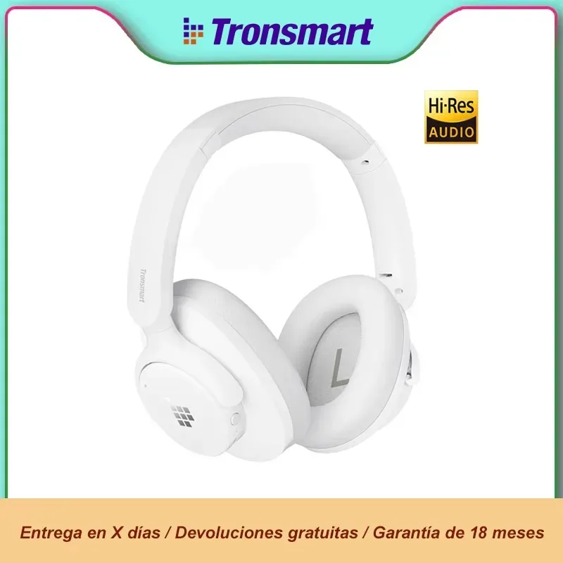 Tronsmart Sounfii Q20S Bluetooth-Kopfhörer Kabelloses Headset mit Geräuschunterdrückung, 60 Stunden Spielzeit, Hi-Res Audio, App-Steuerung