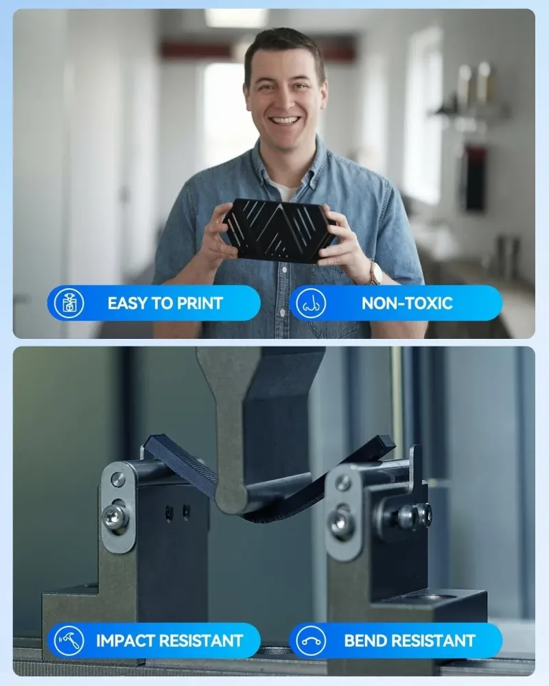 JAYO 15 Rollen 3D PETG Filament Hochgeschwindigkeits-Matt-PETG 3D-Drucker-Filament Hochfließendes Schnelles Matt-Effekt PETG 3D-Druckmaterialien