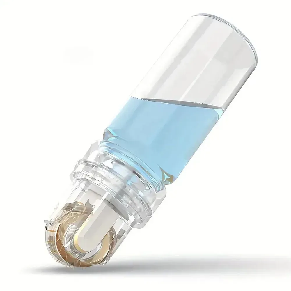 Hydra Titan-Nadelroller, 64-polig, Mikrospitzen, Derma-Nadeln, Hautpflege, Anti-Aging-Bleaching-Flasche, Roller, Serum, wiederverwendbar