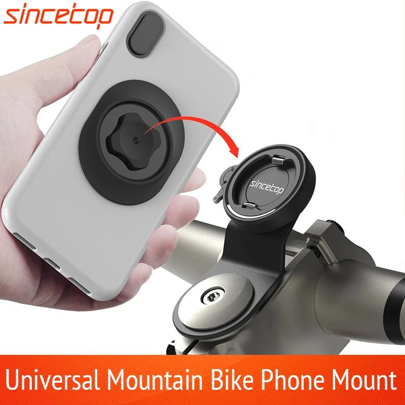 Fahrrad-Vorbau-Telefonhalterung, Mountainbike-Telefonhalter, universeller Aluminium-Lenker, Handy, Radfahren, MTB, schnelles Befestigen/Entnehmen
