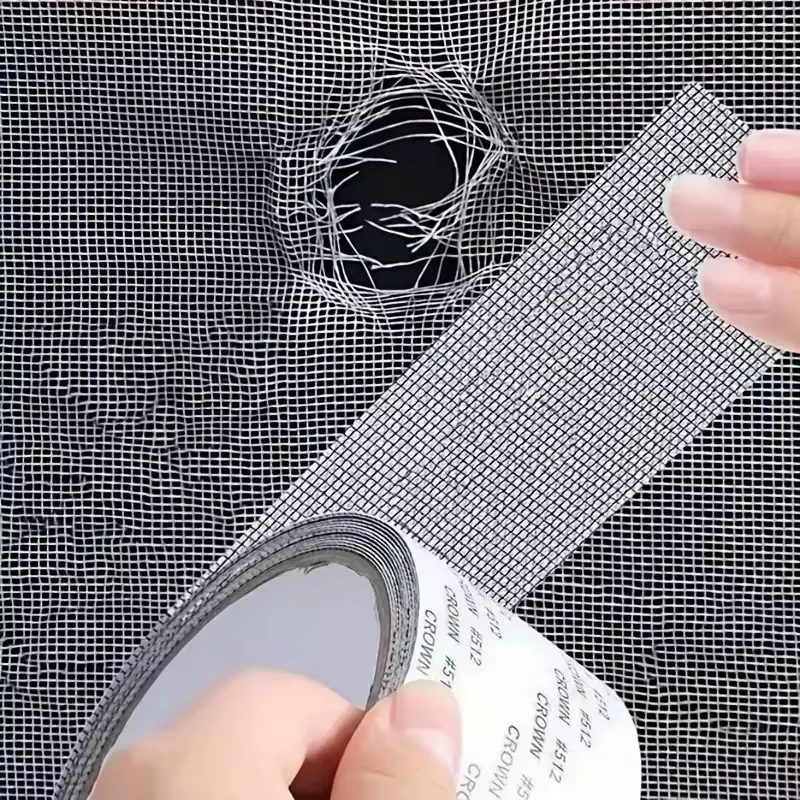 Starkes wasserdichtes selbstklebendes Reparaturband für Fenster, Löcher und Risse abdecken, Insektenschutz, Moskitonetz, Tür, langlebiges Patch, leicht anzuwenden, hochwertige Qualität, starker