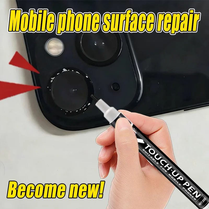 Schwarzer Ausbesserungs-Lackstift 20g - Kratzerentferner für Mobiltelefone, Kameras, Reparaturwerkzeug für abgekratzte schwarze Oberflächen