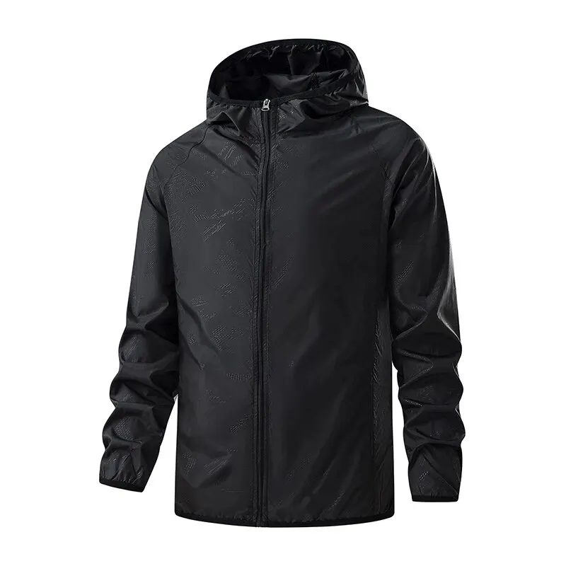 LNGXO Männer Frauen Wasserdichte Wanderjacken Sonnenschutz Windjacke Camping Klettern Outdoor Regenmantel Unisex Tragbare Kleidung