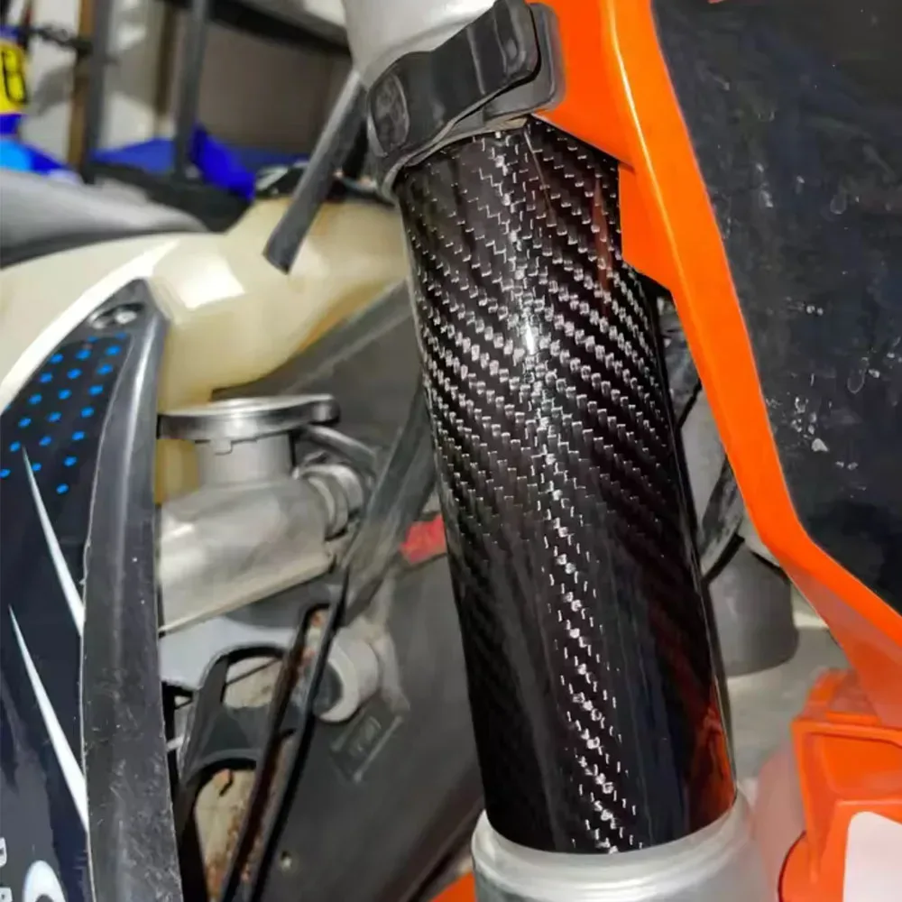 Motorradteile Kohlefaser-Vorderradgabel-Stoßschutz für KTM, KAWASAKI, SUZUKI, HONDA, YAMAHA Universal