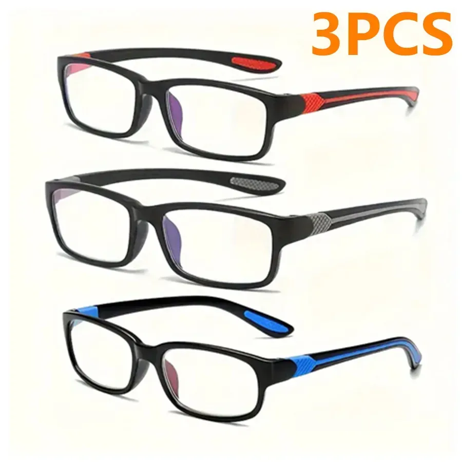 3/1 Stück Sport-Lesebrille für Herren und Damen ? bequeme, stilvolle Presbyopie-Lesebrille mit Polycarbonat-Gläsern, Großhandel