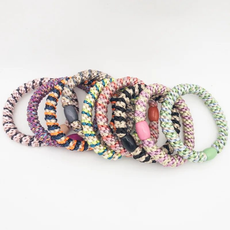 3 stücke Mode Knekki Haar Elastiek Haar Bands Für Frauen kknekki Große Nylon Haar Krawatte mädchen Elastische Pferdeschwanz kopf seil Zubehör