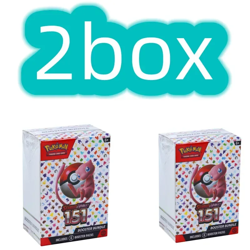 Scarlet Violet 151 Pokemon PTCG Englische Mega Ascended Heroes Booster Bundle Version ME02 Trainer Box Sammelkarten-Spielzeug