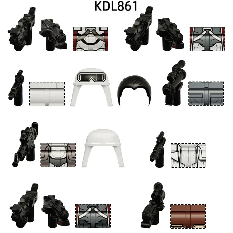 The Cloak Actionfiguren Ausrüstung Hosen Haarteile Modellbausteine MOC Bausteine Set Geschenke Spielzeug KDL861
