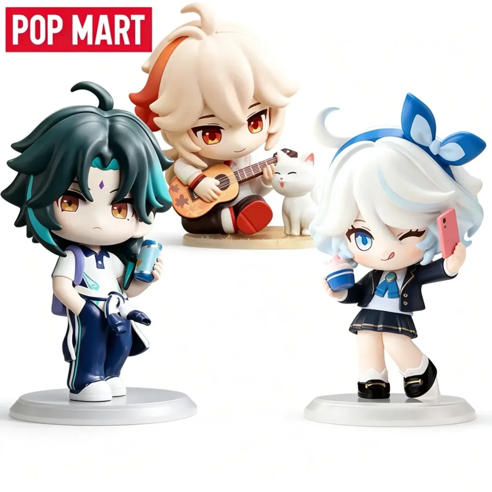 POP MART Genshin Impact Academy Light & Shadow Poetry Series Mystery Blind Box Ornament Figuren Sammlerstücke Spielzeug