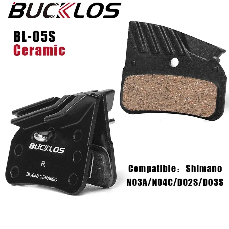 BUCKLOS Fahrrad Bremsbeläge Langlebige Keramik Straße Mountainbike Bremsbelag Wärme Dissaipation Mtb Bremsen Pad Fit N03A N04C N02S N03S