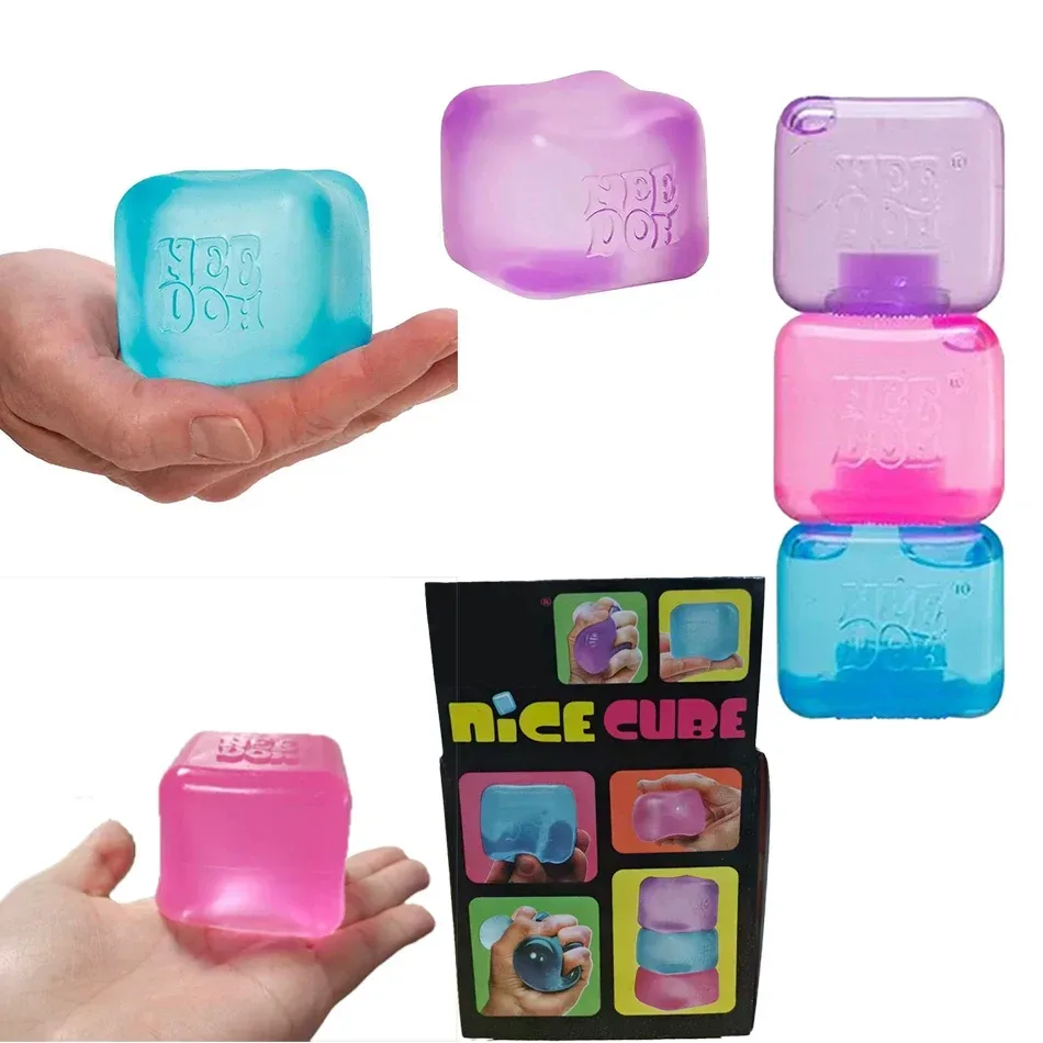 Need--DOH Weiches Squishy-Spielzeug, schöner Würfel, sensorisches Stressabbau- und Fidget-Tool zur Angstlinderung, Premium-Qualität für Erwachsene & Kinder