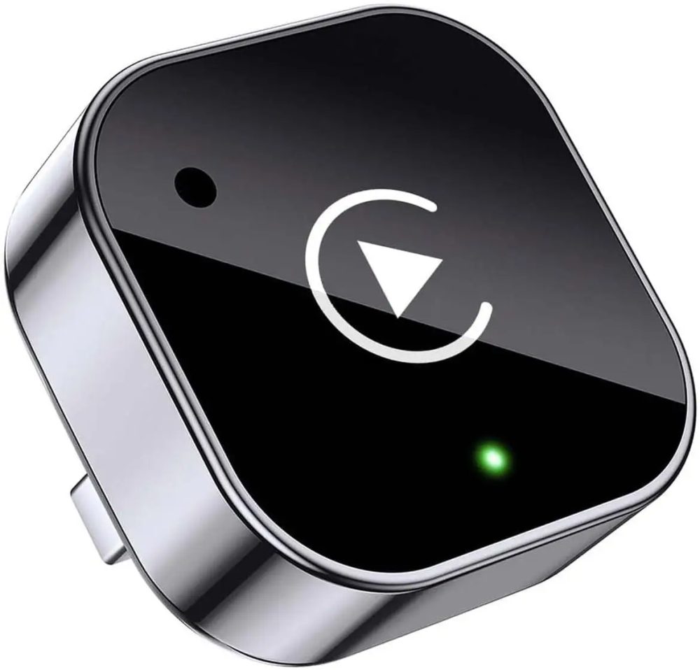 Kabelloser CarPlay- und Android-Auto-Dongle, schneller automatischer Anschluss, kompakter Plug & Play für iPhone/Android, USB/USB-C, keine Verzögerung, Schwarz (1