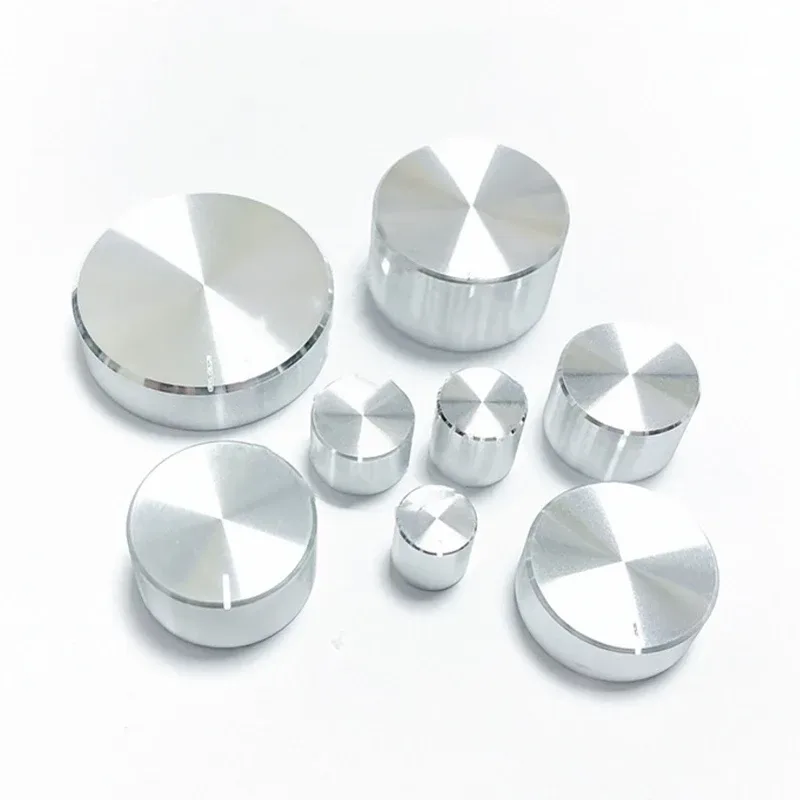 Hochwertiger Potentiometer-Knopf aus Aluminiumlegierung, Kappe, Encoder, Lautstärkeregler, Audio-Knopf für 6 mm Wellengat-Knopf (Rändelwellendurchmesser)