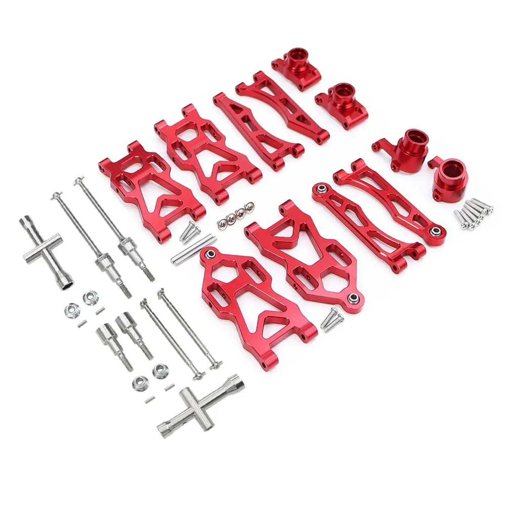 Metall Vorne Hinten Suspension Arm Antriebswelle Hintere Naben Lenkung Tasse Für SCY 16101 16102Pro 16103 JJRC Q130A Q130B Upgrade Teil