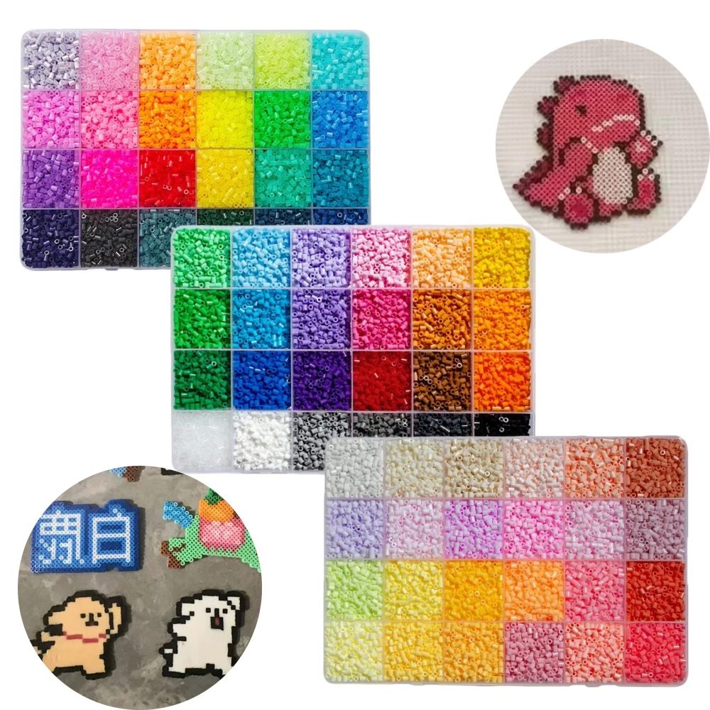 2,6mm 8400 Stück Perler Beads Schmelzperlen für DIY Handgemachte Geschenke Heimdekoration Puzzle