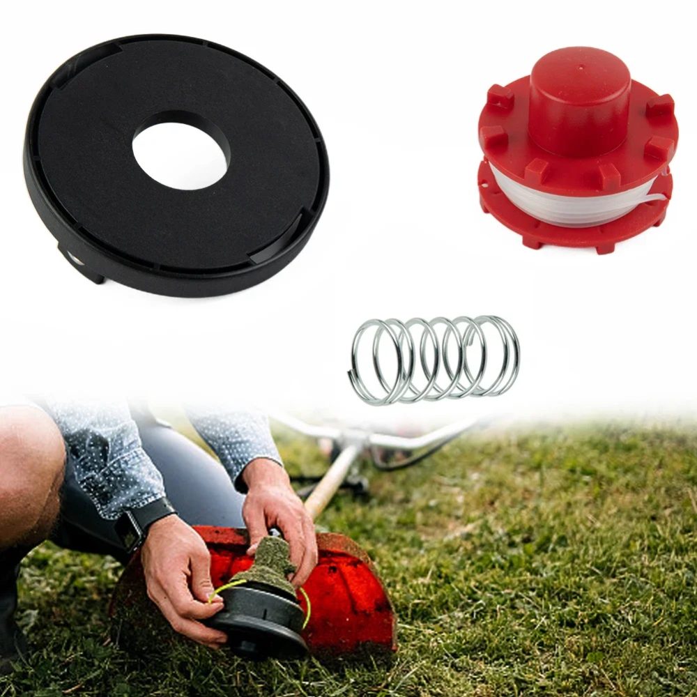 1 Satz Trimmer Spulens chnur Spulen kappe Abdeckung Feder für einhell Trimmer Spulen linie ce-ct 36/30 li e solo für agillo 36/255 bl