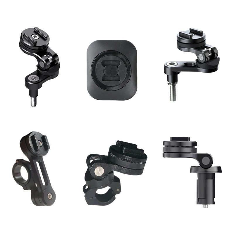 Telefon Halterung für Motorrad Handy IPhone Halter RollerTelefon Ständer Quick Lock Unterstützung Universal Moto Halterung Mit Adapter