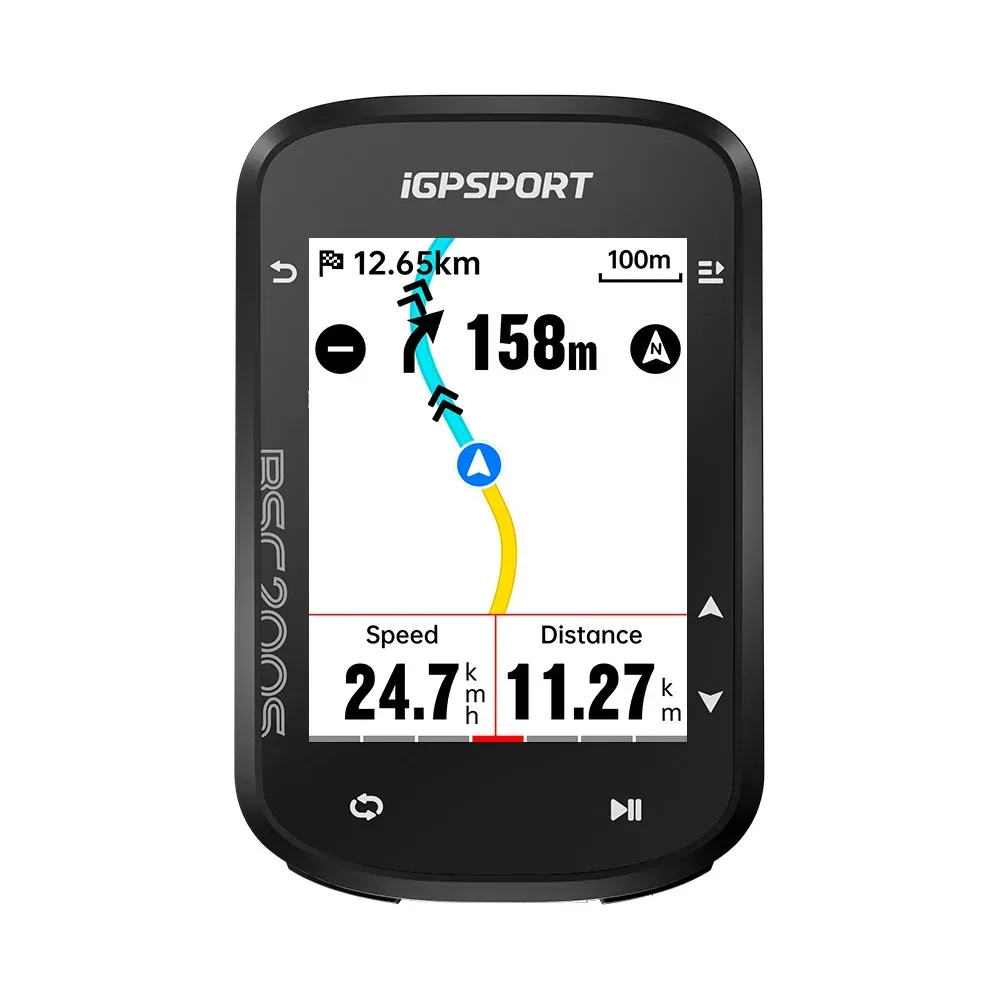 iGPSPORT BSC200S GPS-Fahrradcomputer Routennavigation Farbdisplay Drahtloser Fahrradtacho Radfahren Kilometerzähler