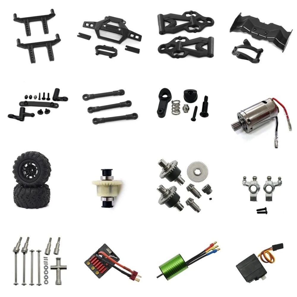 SG116PRO SG116MAX RC Auto Metall Upgrade Teile Original Zubehör Bürstenlosen Motor Getriebe Antriebswelle Differential Stoßdämpfer