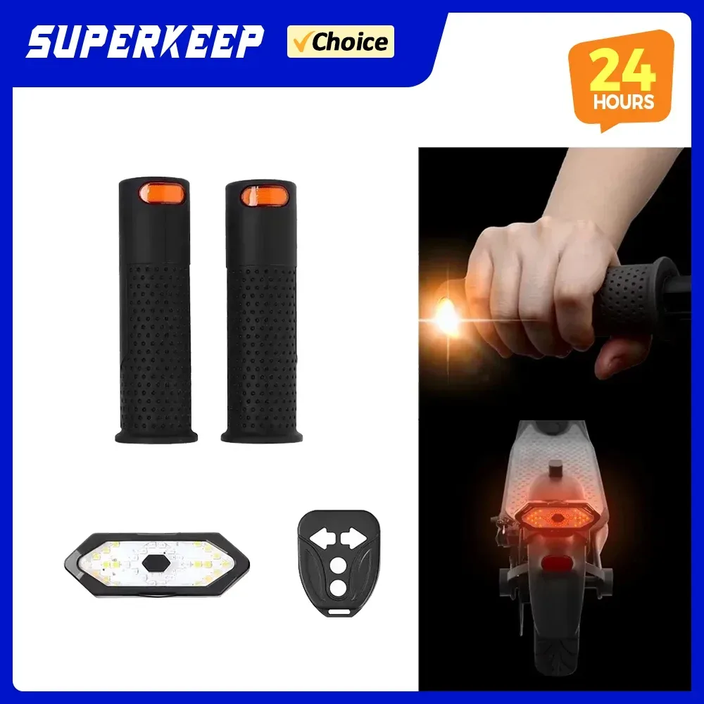 E-Scooter-Lenkergriffe mit Blinker für Xiaomi M365/Pro Mi3 für Ninebot G30, Links-/Rechts-Blinker oder nur Rücklichtteile