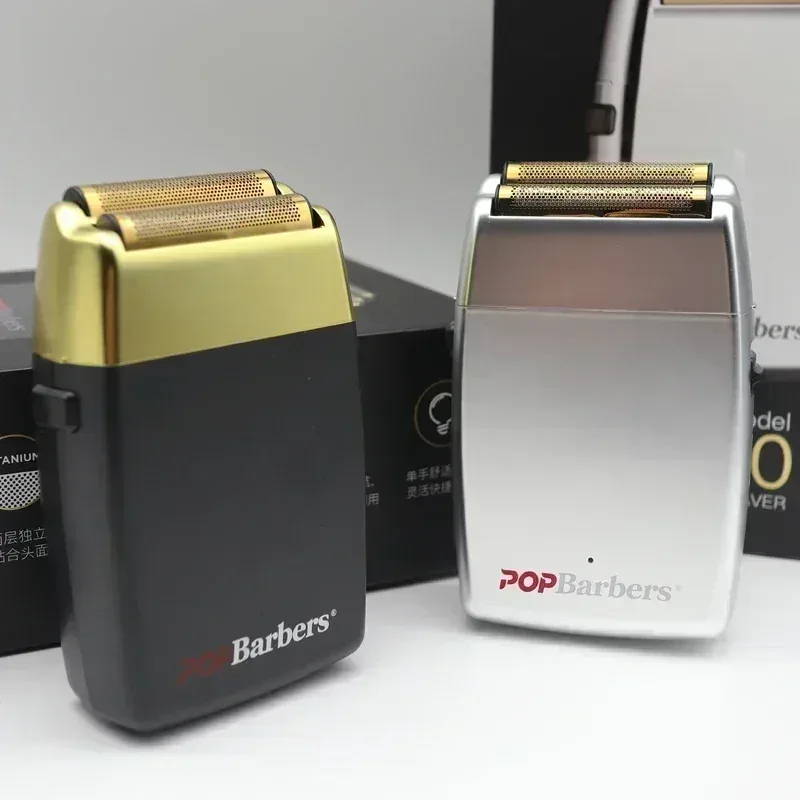 11000 RPM POP Barbers P620 Männer Elektrische Rasierer Doppel Folie USB Professionelle Barber Maschinen Haar Trimmer Maschine Rasierer Männlich