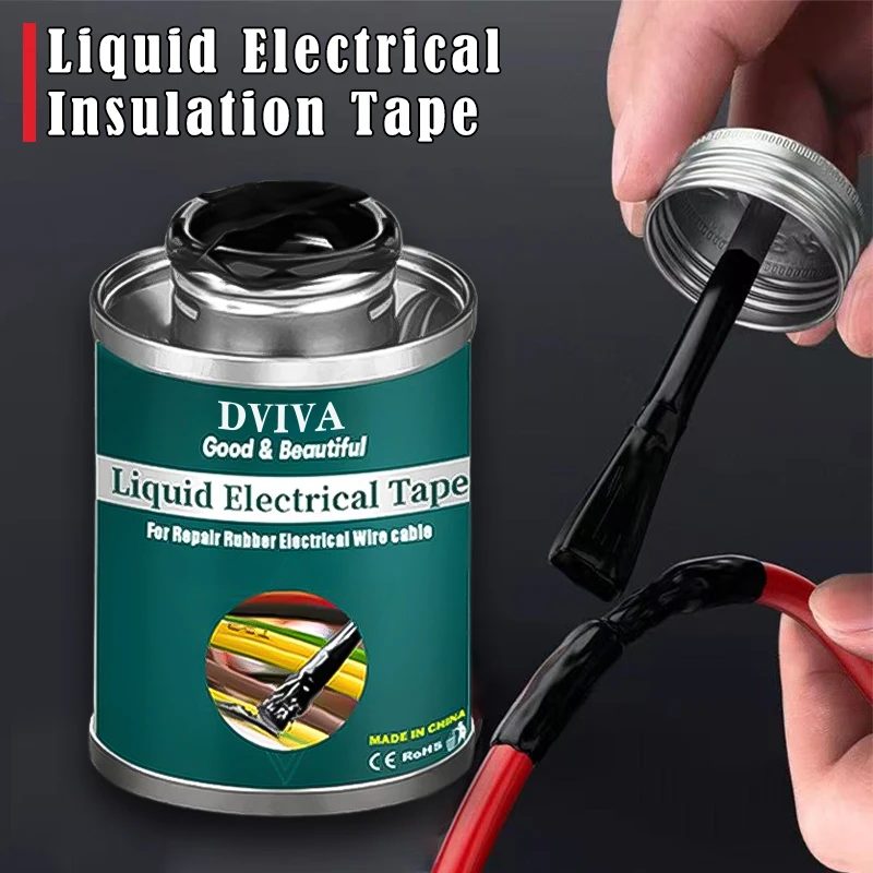 Flüssiges Isolierband, wasserdichte Isolierpaste, schnell trocknend, Heimgebrauch, Draht, Kabel, Mantel, Reparaturkleber, Fix-Linien-Kleber für Drähte