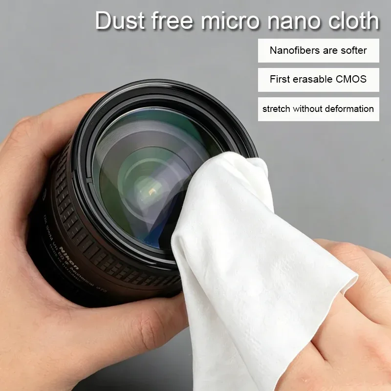 Hurricane Film Nano-Tuch Ultrafeines Nanofaser-Kamera-Poliertuch Auto-Bildschirm Nahtloses Linsentuch Wischtuch