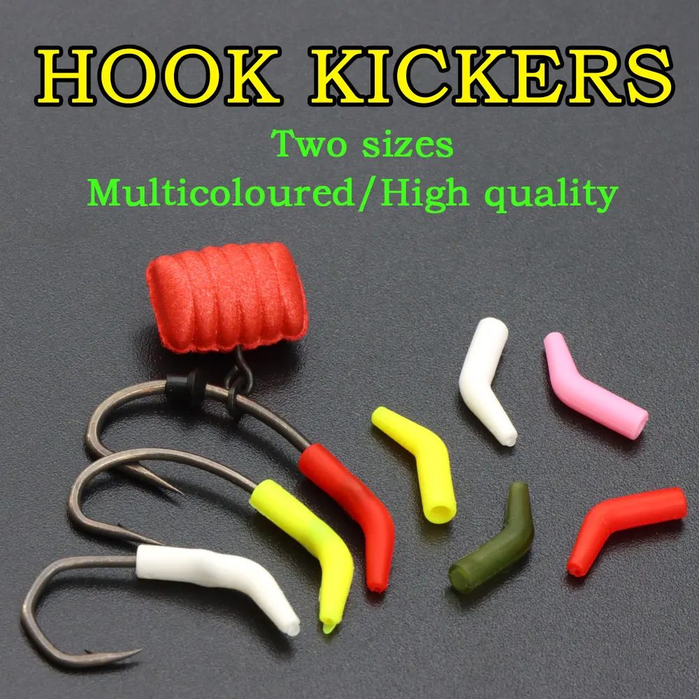 20 Stück Karpfenangelhaken-Kicker, Hair Rig Terminal Tackle, Hooklink Aligner, D-Rig Angelzubehör für Method Feeder und Ronnie Rig