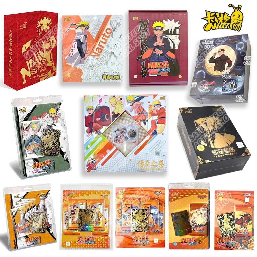 KAYOU Anime Original Naruto Karte Die Letzte Geschenkbox Himmel Erde Seltene Sasuke Gaara SE BP SP Sammlung Karten Kinder Spielzeug Geschenke