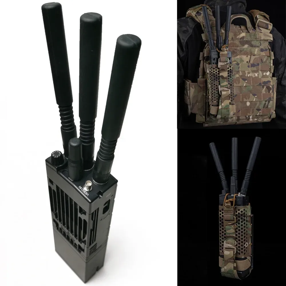 MPU5 Radio Modell Dummy DIY Walkie-Talkie Transceiver Dummy Modell CS Airsoft Paintball Wargame Radio Interphone Prop Modell