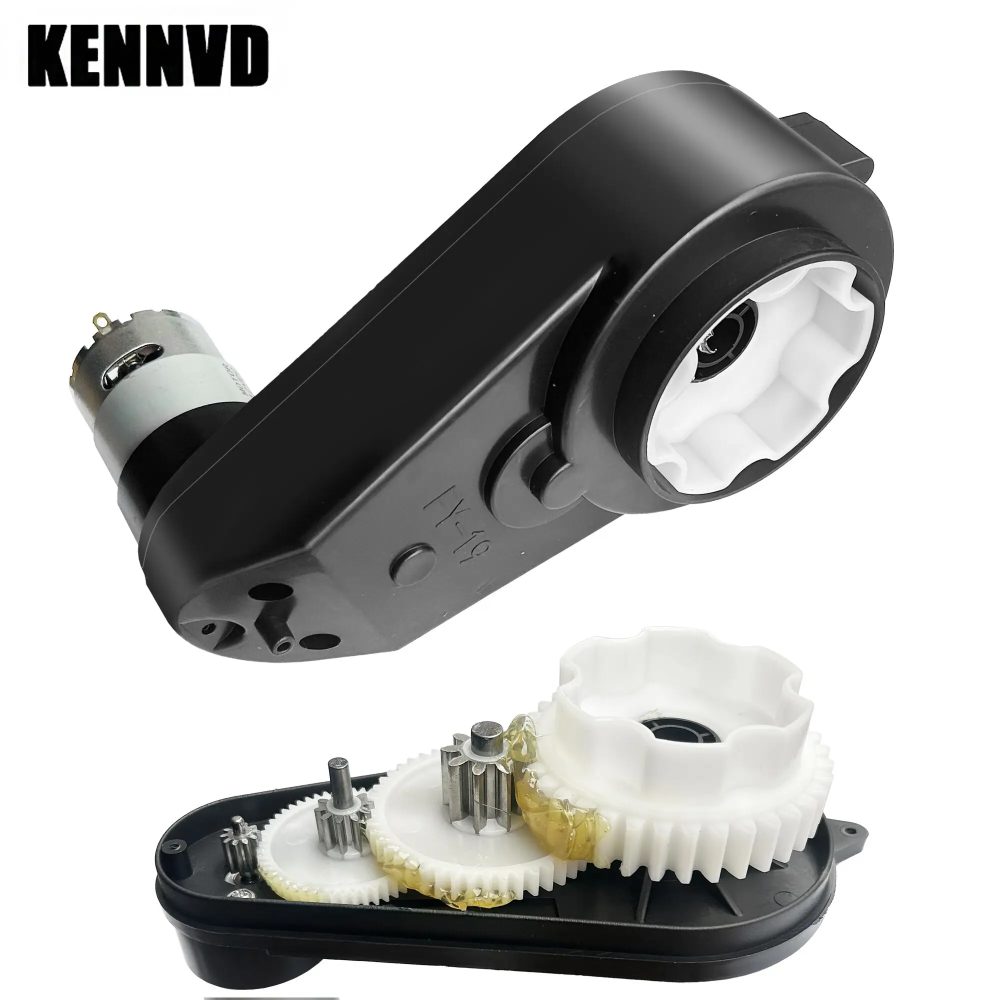 6V 12V 24V RS550 RS570 RS555 High Speed Kinder elektrische Fahrt auf Spielzeugauto Motor Getriebe Motor Reduzierstück mit Metallgetriebe Upgrade