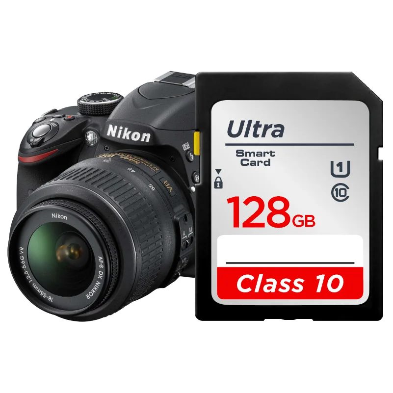SD-Karte 64 GB 128 GB 256 GB V10 16 GB 32 GB Normal Full Size Flash SD-Speicherkarte High Speed für Kamera