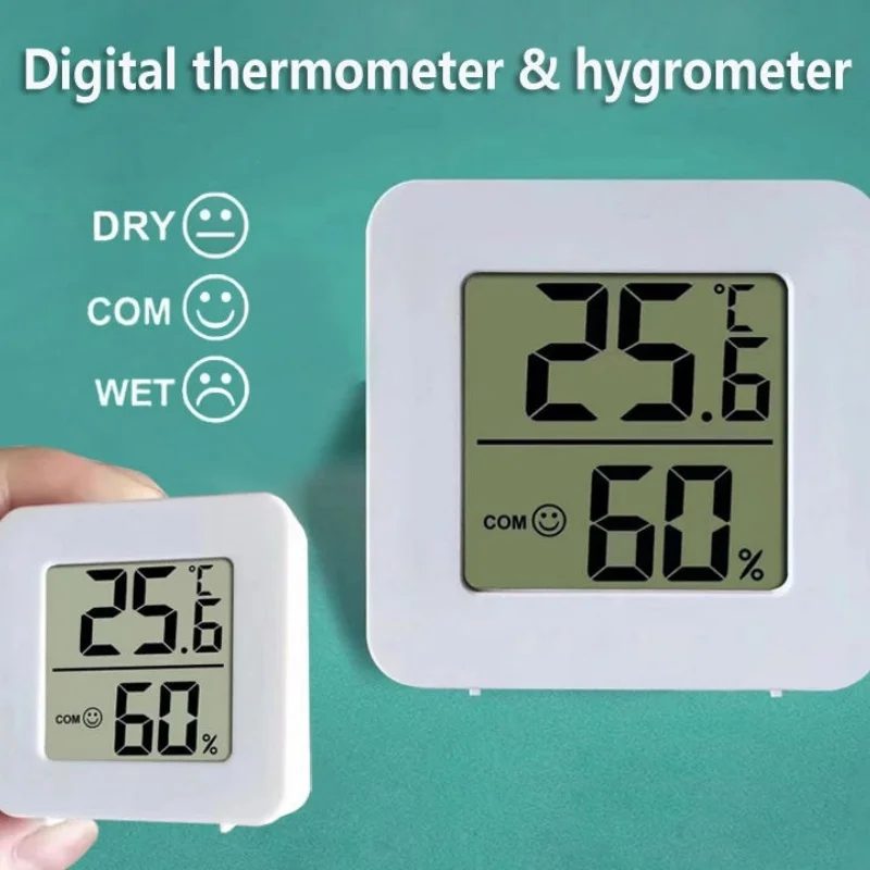 1/2/3/5 Stück Digitales Thermometer Hygrometer Innen Mini-Temperatur LCD Elektronischer Monitor Hygrometer Außen Raum Baby