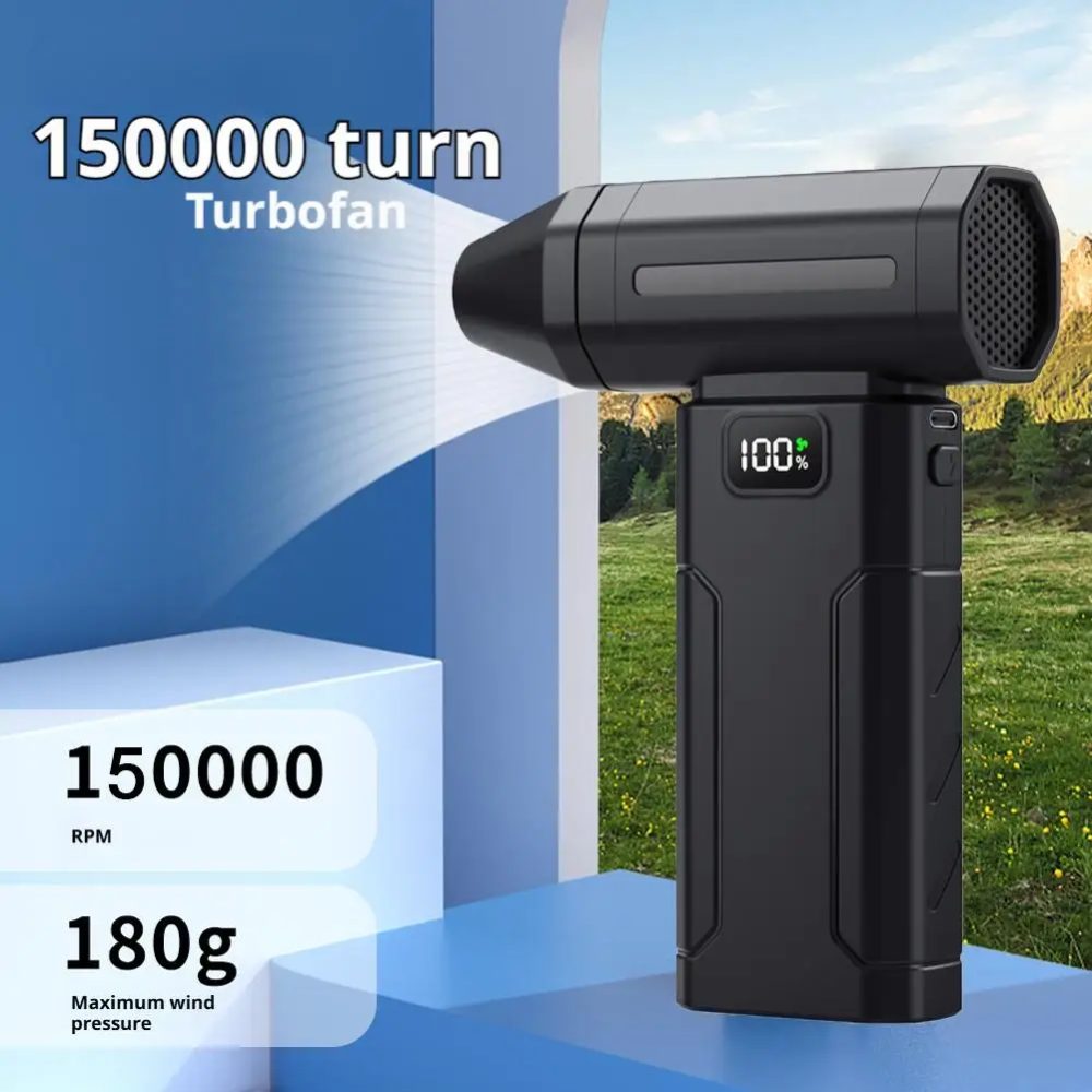 X8 Bürstenlosen Turbo Jet Fan Gebläse 150000RPM Leistungsstarke Elektrische Luft Gebläse Vakuum Staub Reiniger Tragbare Air Puissant Werkzeug Für auto